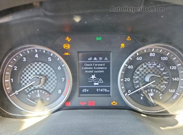 5NPD84LF0LH579841 2020 HYUNDAI ELANTRA White Vista del cuadro de instrumentos