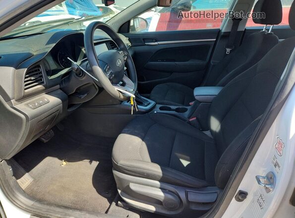 5NPD84LF0LH579841 2020 HYUNDAI ELANTRA White Vista interior delantera