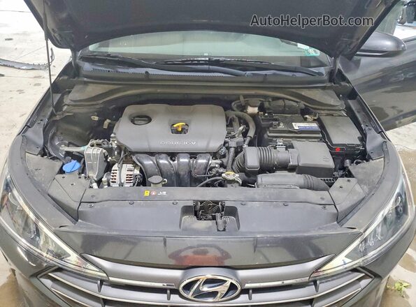 5NPD84LF0LH587034 2020 HYUNDAI ELANTRA Charcoal Սալոնի հետևի տեսք