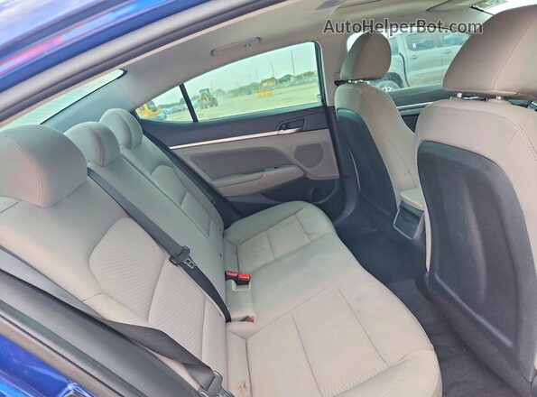 5NPD84LF0LH590953 2020 HYUNDAI ELANTRA Blue Հետևի նստատեղերի տեսք
