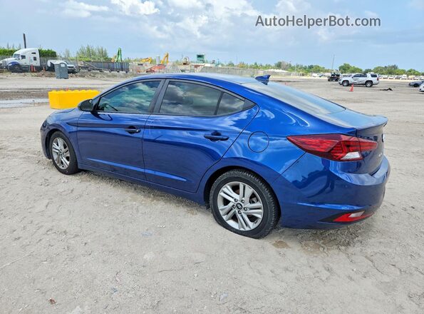 5NPD84LF0LH590953 2020 HYUNDAI ELANTRA Blue Հետևի ձախ