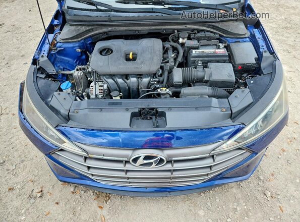 5NPD84LF0LH590953 2020 HYUNDAI ELANTRA Blue Սալոնի հետևի տեսք
