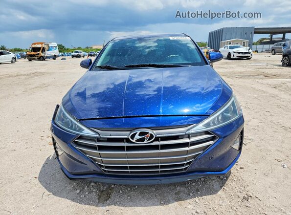 5NPD84LF0LH590953 2020 HYUNDAI ELANTRA Blue Դիմացի տեսք
