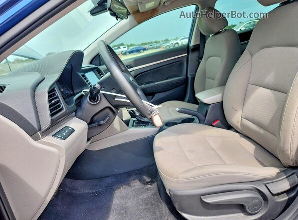 5NPD84LF0LH590953 2020 HYUNDAI ELANTRA Blue Սալոնի դիմացի տեսք
