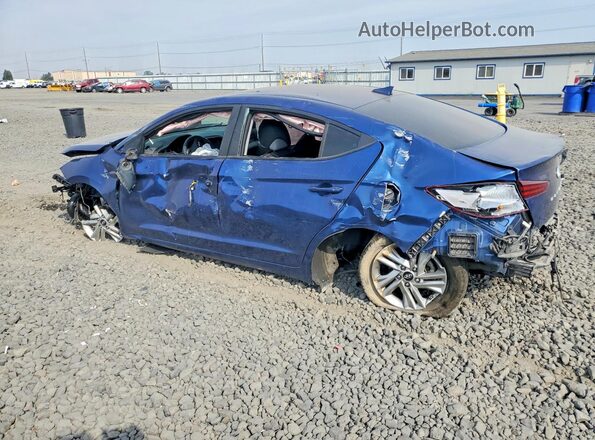 5NPD84LF0LH592587 2020 HYUNDAI ELANTRA Синий Задняя левая четверть