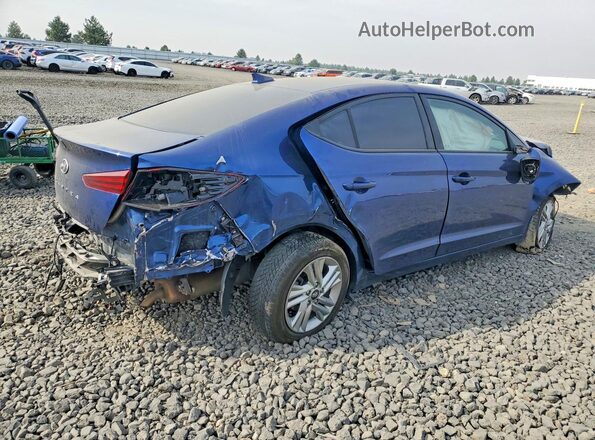 5NPD84LF0LH592587 2020 HYUNDAI ELANTRA Синий Задняя правая четверть