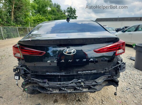 5NPD84LF0LH595070 2020 HYUNDAI ELANTRA Black Widok z tyłu