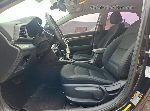 5NPD84LF0LH595070 2020 HYUNDAI ELANTRA Black Widok wnętrza z przodu