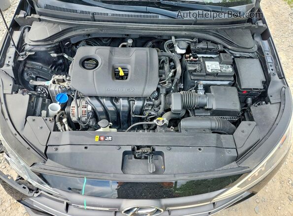 5NPD84LF0LH595070 2020 HYUNDAI ELANTRA Black Widok wnętrza z tyłu