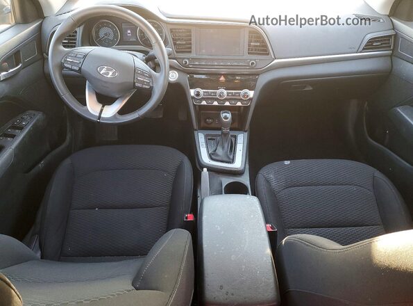 5NPD84LF0LH597224 2020 HYUNDAI ELANTRA Black Dashboard view