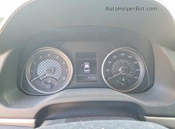 5NPD84LF0LH597224 2020 HYUNDAI ELANTRA Black Instrument cluster view