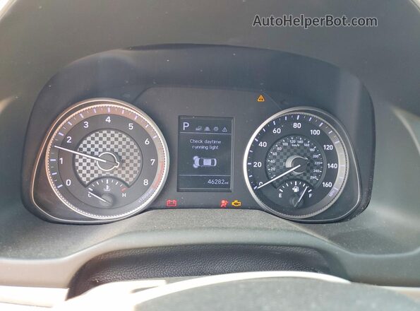 5NPD84LF0LH598681 2020 HYUNDAI ELANTRA Gray Vista del cuadro de instrumentos