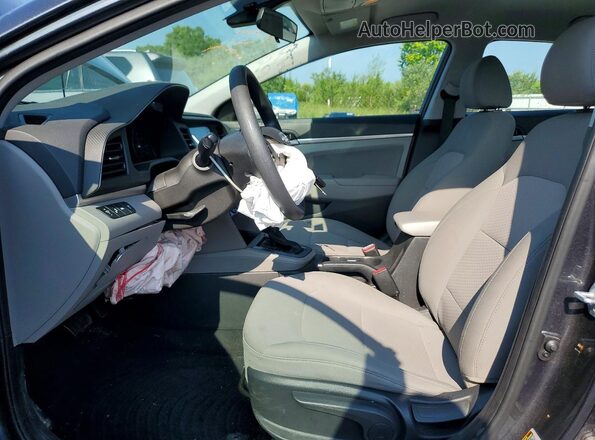 5NPD84LF0LH598681 2020 HYUNDAI ELANTRA Gray Vista interior delantera