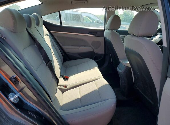 5NPD84LF0LH598681 2020 HYUNDAI ELANTRA Gray Vista de los asientos traseros