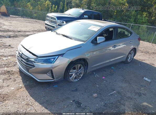 5NPD84LF0LH602387 2020 HYUNDAI ELANTRA Серебряный Передняя левая четверть