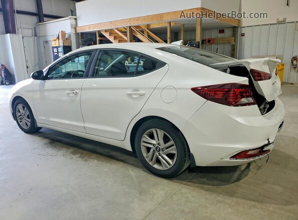 5NPD84LF0LH613552 2020 HYUNDAI ELANTRA White Rear left