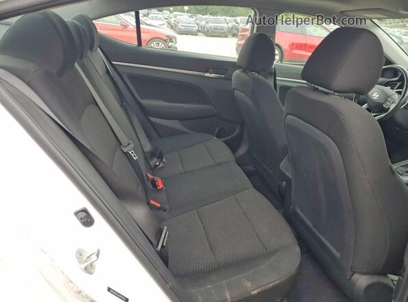 5NPD84LF0LH613552 2020 HYUNDAI ELANTRA White Rear seats view
