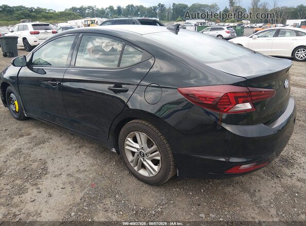 5NPD84LF0LH616130 2020 HYUNDAI ELANTRA Black Հետևի ձախ