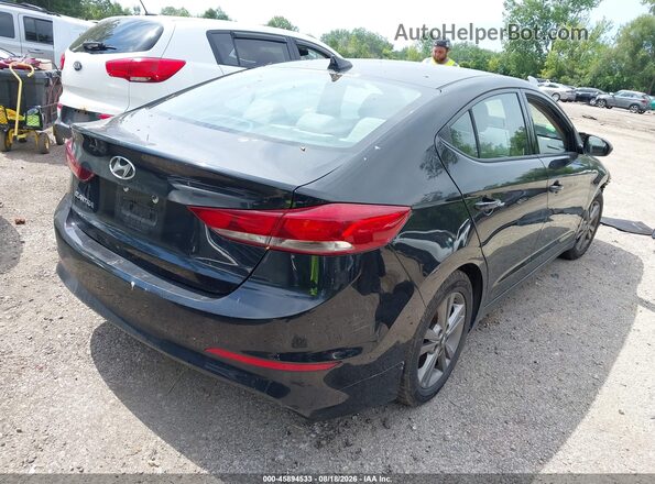5NPD84LF1HH001447 2017 HYUNDAI ELANTRA Черный Задняя правая четверть