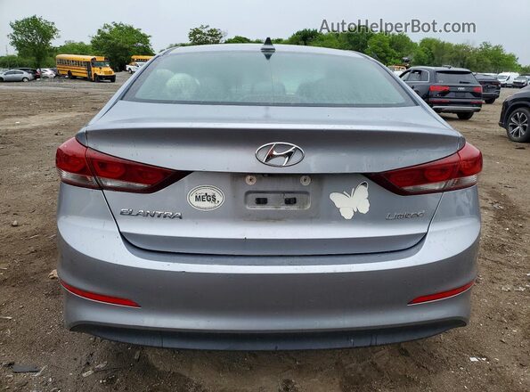 5NPD84LF1HH011783 2017 HYUNDAI ELANTRA Silver Հետևի տեսք