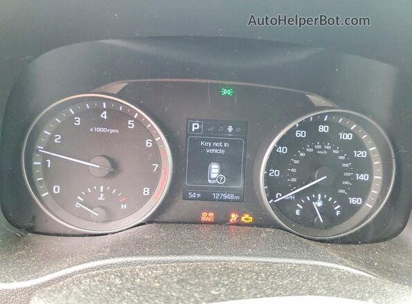 5NPD84LF1HH011783 2017 HYUNDAI ELANTRA Silver Սարքավորումների վահանակի տեսք