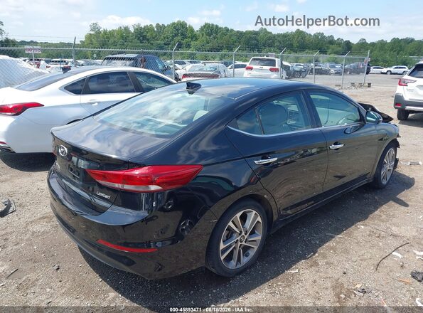 5NPD84LF1HH027238 2017 HYUNDAI ELANTRA Черный Задняя правая четверть