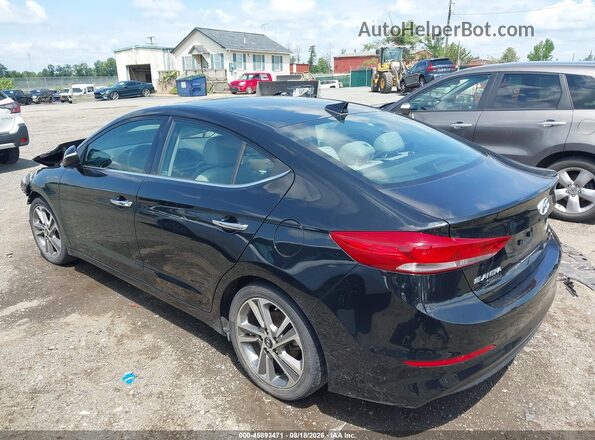 5NPD84LF1HH027238 2017 HYUNDAI ELANTRA Черный Задняя левая четверть