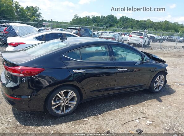 5NPD84LF1HH027238 2017 HYUNDAI ELANTRA Черный Панорамный вид салона 360°