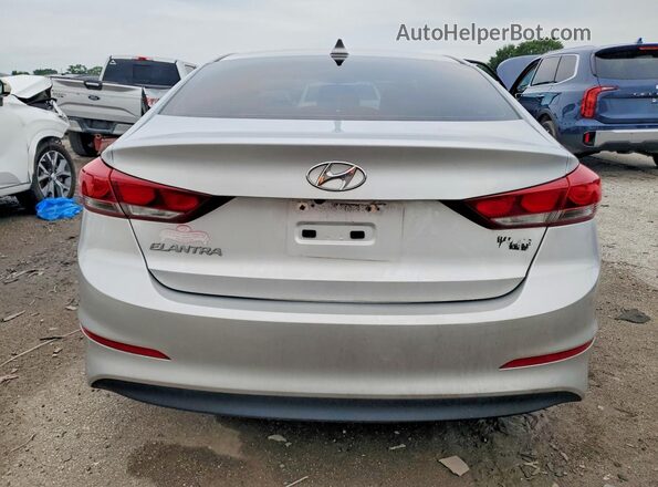 5NPD84LF1HH042256 2017 HYUNDAI ELANTRA Silver Вид ззаду