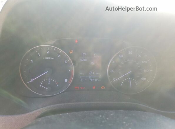 5NPD84LF1HH042256 2017 HYUNDAI ELANTRA Silver Вид щитка приладів