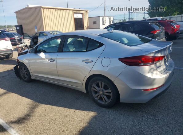 5NPD84LF1HH049756 2017 HYUNDAI ELANTRA Серебряный Задняя левая четверть