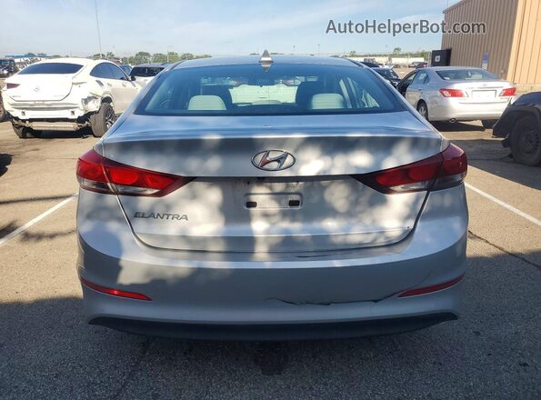 5NPD84LF1HH049756 2017 HYUNDAI ELANTRA Серебряный Вид сзади