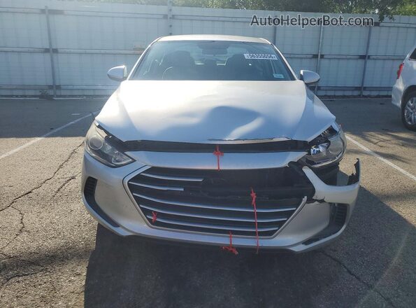 5NPD84LF1HH049756 2017 HYUNDAI ELANTRA Серебряный Вид спереди