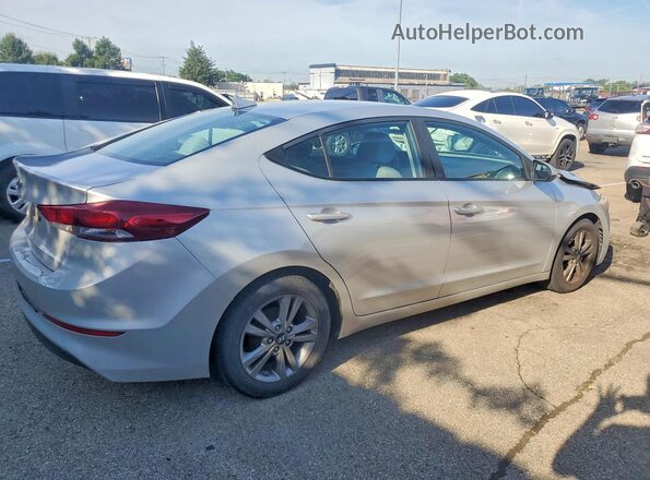 5NPD84LF1HH049756 2017 HYUNDAI ELANTRA Серебряный Задняя правая четверть