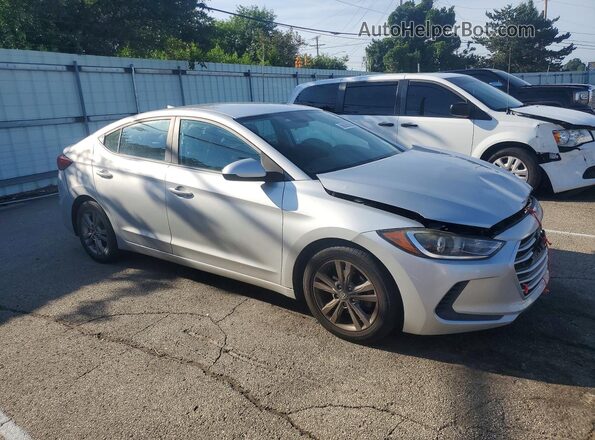 5NPD84LF1HH049756 2017 HYUNDAI ELANTRA Серебряный Передняя правая четверть