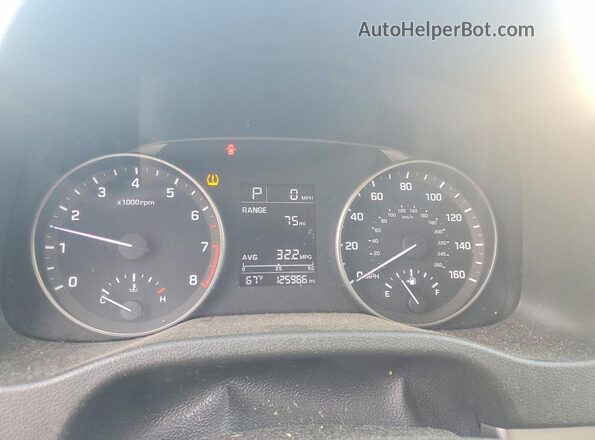 5NPD84LF1HH049756 2017 HYUNDAI ELANTRA Серебряный Вид щитка приборов