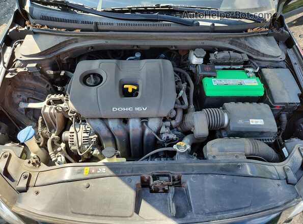 5NPD84LF1HH055217 2017 HYUNDAI ELANTRA Black უკანა სალონის ხედი