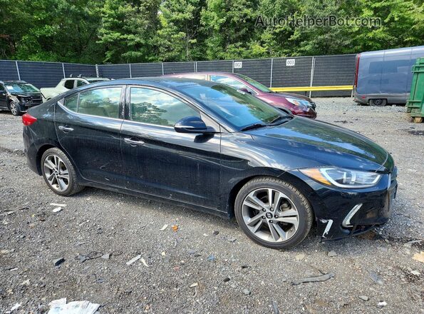 5NPD84LF1HH055217 2017 HYUNDAI ELANTRA Black წინა მარჯვენა
