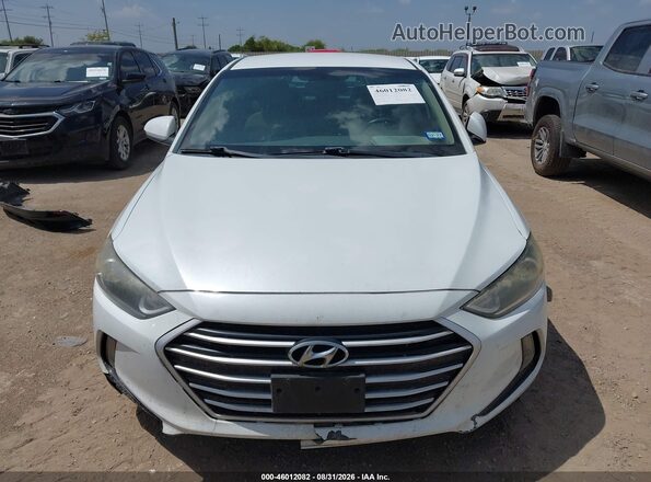 5NPD84LF1HH059168 2017 HYUNDAI ELANTRA Белый Вид щитка приборов