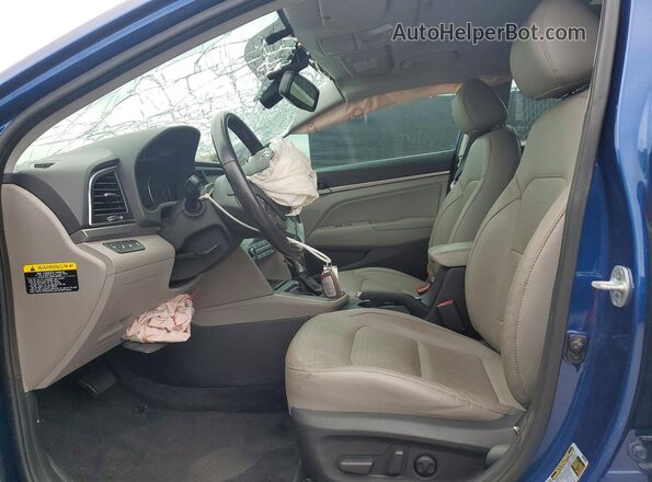 5NPD84LF1HH059350 2017 HYUNDAI ELANTRA Blue Vista interior delantera