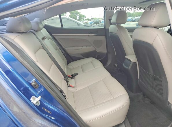 5NPD84LF1HH059350 2017 HYUNDAI ELANTRA Blue Vista de los asientos traseros