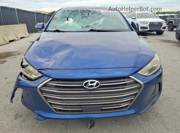 5NPD84LF1HH059350 2017 HYUNDAI ELANTRA Blue Vista frontal