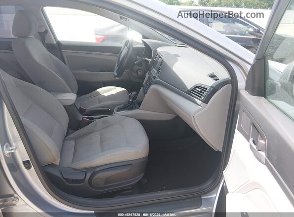 5NPD84LF1HH092350 2017 HYUNDAI ELANTRA Gray Вид салону спереду