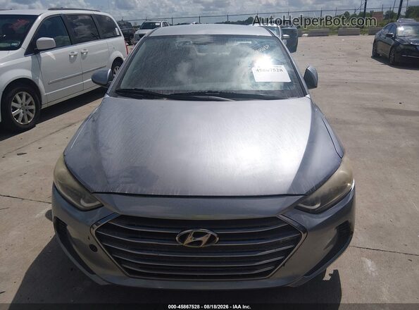 5NPD84LF1HH092350 2017 HYUNDAI ELANTRA Gray Вид щитка приладів