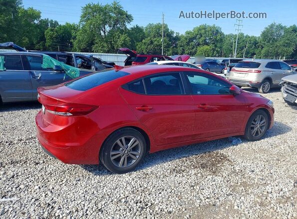 5NPD84LF1HH105601 2017 HYUNDAI ELANTRA Red უკანა მარჯვენა