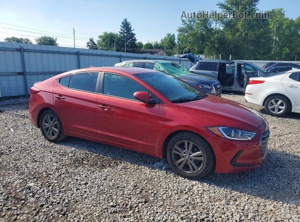 5NPD84LF1HH105601 2017 HYUNDAI ELANTRA Red წინა მარჯვენა