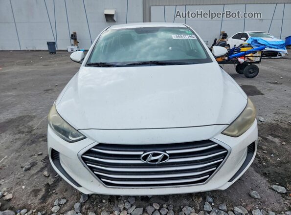 5NPD84LF1HH156936 2017 HYUNDAI ELANTRA White Front view