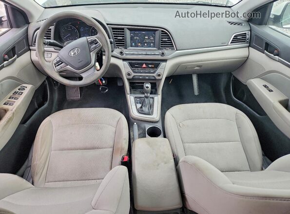5NPD84LF1HH156936 2017 HYUNDAI ELANTRA White Dashboard view