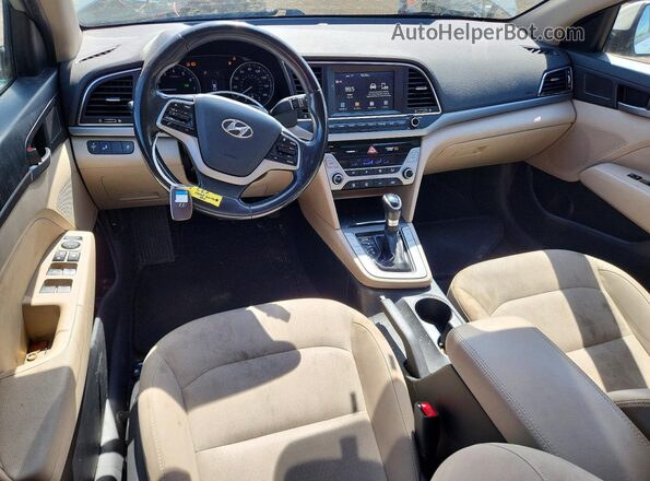 5NPD84LF1HH160789 2017 HYUNDAI ELANTRA Cream წინა პანელის ხედი