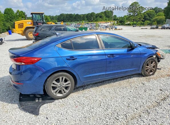 5NPD84LF1HH175552 2017 HYUNDAI ELANTRA Blue Rear right